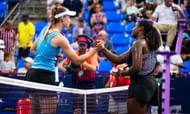 Baptiste and Rybakina at the National Bank Open presented by Rogers - Day 3 - Source: Getty
